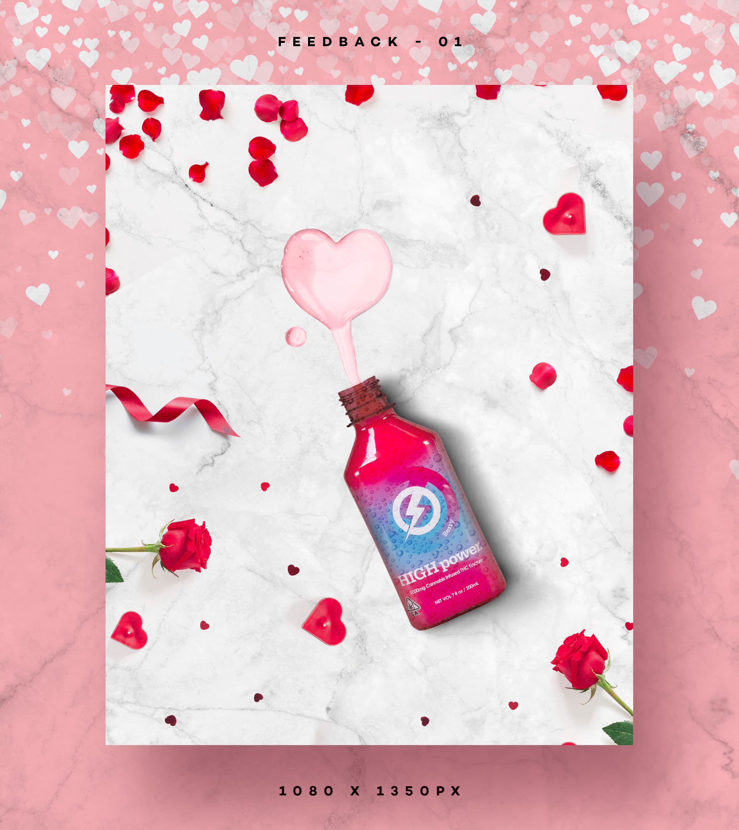 High Power product creative artwork